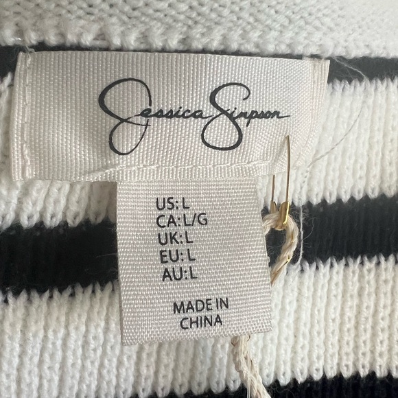 Jessica Simpson Nautical Striped Cardigan Sz L NWT - Picture 6 of 9